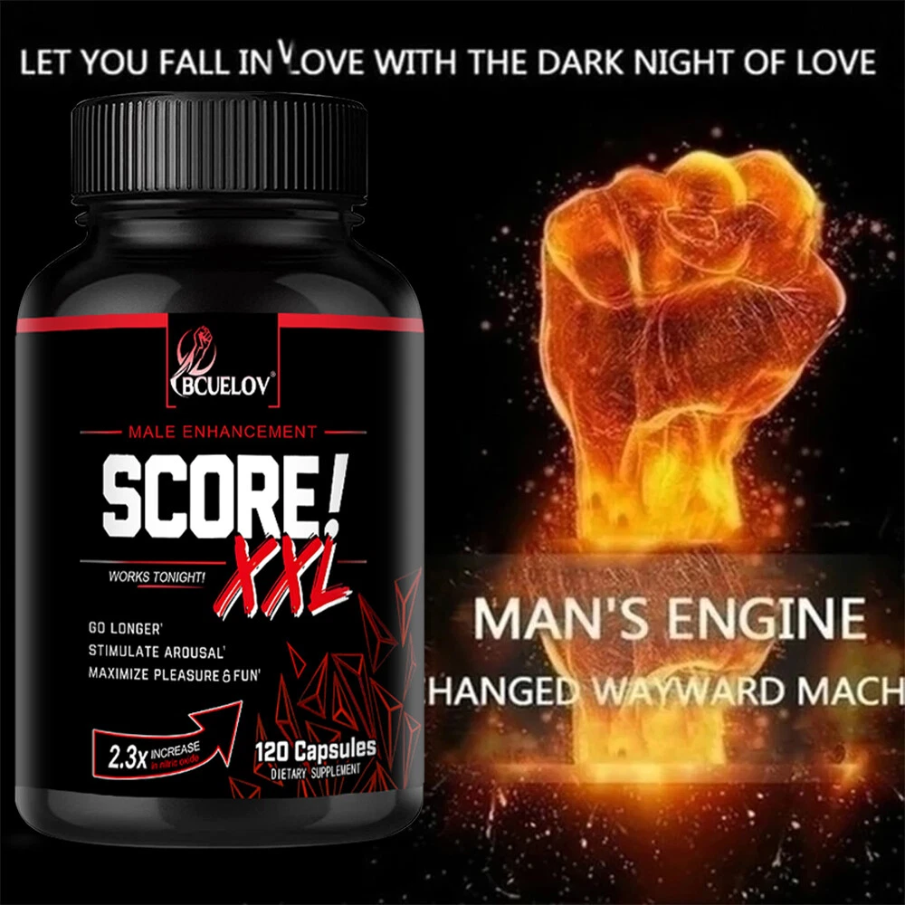 SCORE XXL Natural Male Vitality and Performance Support Supplement